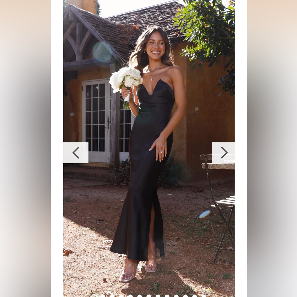 Black formal dress